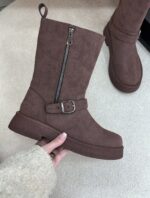 نیمبوت زیپ استیل