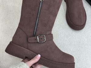 نیمبوت زیپ استیل